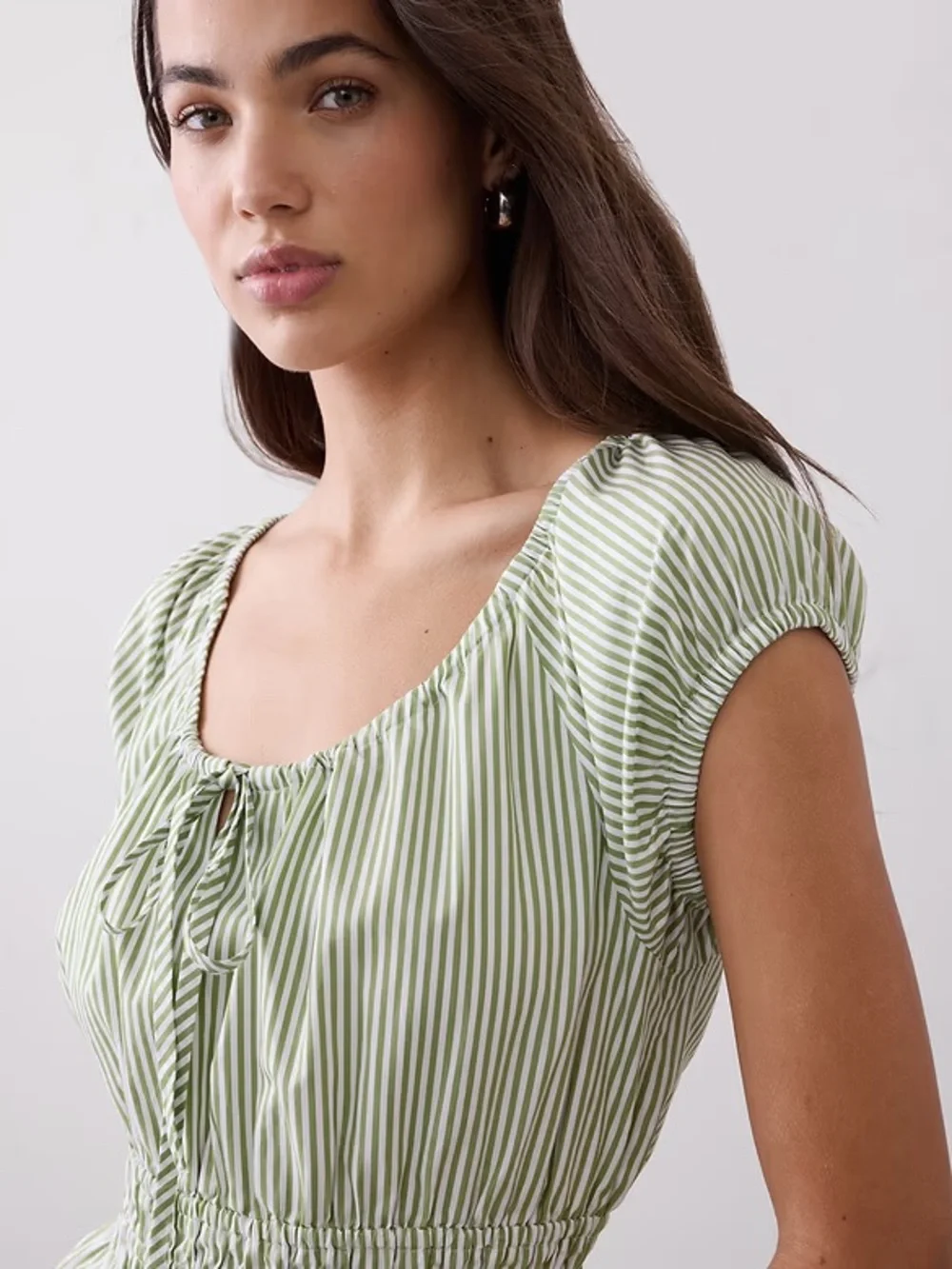 NWT Striped Scoop Neck Top